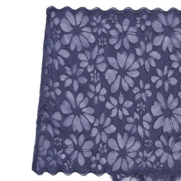 NWT VS XS or S Thong High-Waist No-Show Blue Mesh - Picture 12 of 15